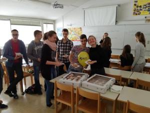 Krofov so se razveselili tudi dijaki Srednje šole Josipa Jurčiča Ivančna Gorica 